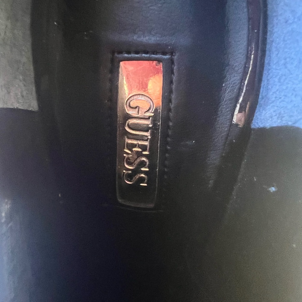 Guess Black Patent Leather Ankle Boots - Picture 5 of 8